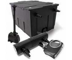 Set: Bio Teichfilter 60000l 18W UVC Teichklärer 80W Pumpe Springbrunnenpumpe