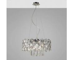 Kenzie 10 Lights G9 Pendelleuchte aus poliertem Chrom / Kristall