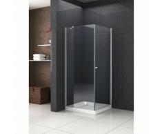 Duschkabine Deto-Fix 80 x 80 x 190 cm ohne Duschtasse