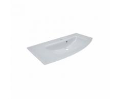 RONDO Waschbecken 100 cm aus Gussmarmor-'73201' - Fackelmann