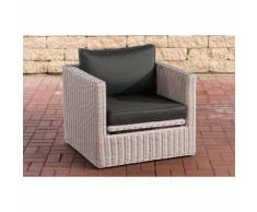 Sessel Tibera 5mm-rund/perlweiß-Anthrazit