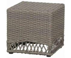 SIENA GARDEN Pouf eck Veneto, sepia 39x39x39 cm