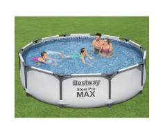 Steel Pro max - Schwimmbecken mit Filterpumpe - 305x76 cm - Rund - Bestway