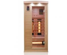 Dewello - ® Infrarotkabine Infrarotsauna PIERSON mit Vollspektrumstrahler für 1 Person