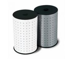 Hailo Wäschebehälter, Wäschehocker, Wäschebox Silber 0744-121