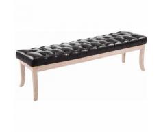 Sitzbank Ramses Kunstleder antik-weiß-braun-150 cm