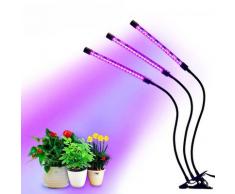 Pflanzenlampe,Vollspektrum Grow Lampe Pflanzenlicht Pflanzenleuchte mit 3 Timer