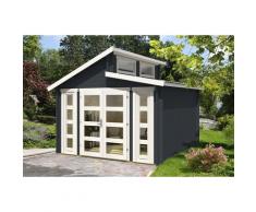 Alpholz Gartenhaus Vinea aus Massiv-Holz | Gerätehaus mit 40 mm Wandstärke | Garten Holzhaus