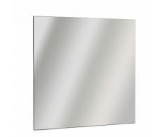QUIPO Edelstahl-Magnettafel - matt gebürstet - BxH 965 x 965 mm