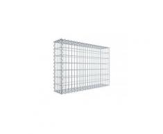 Gabione 100 cm x 70 cm x 20 cm (L x H x T), Maschenweite 5 cm x 10 cm, Spirale