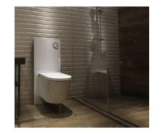 Sanitärmodul für Wand-WC (Weißglas)