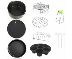 Air Fryer Zubehör 8-teiliges Set Air Fryer Zubehör Küchenwerkzeug 7in 8-teiliges Set