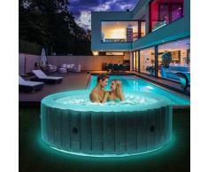 6 Personen Whirlpool aufblasbar MSPA STARRY Outdoor Garten Massage Pool LED 2021