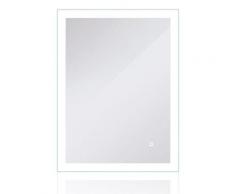 LED Badezimmerspiegel 80*60cm Badspiegel Wandspiegel Lichtspiegel Anti-Beschlag