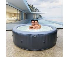 Aufblasbarer Whirlpool rund MSPA CARLTON 2021 Outdoor Garten Massage-Düsen Pool