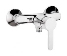 Duscharmatur Original, Brausearmatur Chrom, Wand-Armatur mit Keramikkartusche, Einhebelmischer