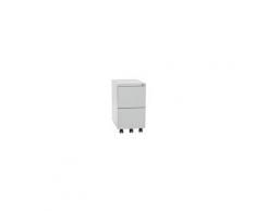 Rollcontainer | Stahl | Beinhaltet 2 Hängeregistraturschübe | Tiefe 590 mm - Quipo