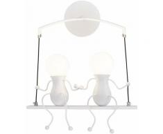 Stoex - Kreative Wandleuchte Moderne Wandlampe Einfache Kerzen Wandleuchten 60W E27 für Kinder