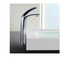 Elegant Wasserhahn Waschbecken Armatur Bad hoch Einhebelmischer Waschtischarmatur Badarmatur