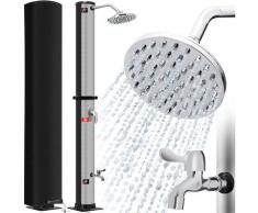 ® Solardusche 40- 60 Liter Solar Gartendusche | warmes Wasser | max. 60°C | Inkl. Schutzhaube |