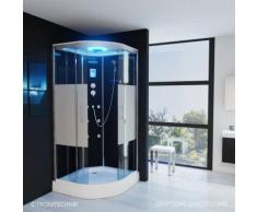 TroniTechnik Duschtempel Duschkabine Dusche Glasdusche Eckdusche Komplettdusche S100XH1HG01 100x100