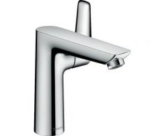 hansgrohe Talis E Einhebel-Waschtischmischer 150, Zugstangen-Ablaufgarnitur, Ausladung 141mm,