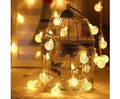 30 Led Lichterkette mit Timer Batteriebetrieben, 3M IP65-Wasserdicht Kabel, inkl. Fernbedienung ,