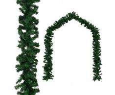 Weihnachtsgirlande pvc 5 m Vidaxl Grün
