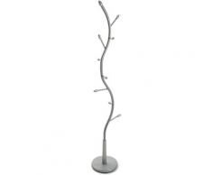 Versa - Swindon Minimalistischer Garderobenständer, 185x32x32cm - Grau