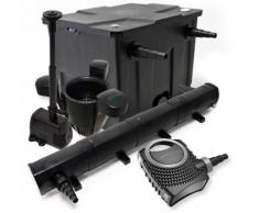 Set: Bio Teichfilter 12000l 72W UVC Teichklärer 80W Pumpe Springbrunnenpumpe Skimmer