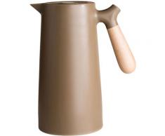 Lifcausal - Kaffeekanne Thermo-Kaffeekaraffe Doppelwandige Thermoskanne Haushalt Glaseinsatz