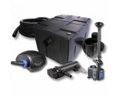 SunSun 1-Kammer Set 60000l 18W UVC Teich Klärer NEO8000 70W Pumpe Schlauch Springbrunnen Skimmer