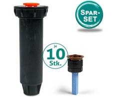 SET> 10x Rain Bird Versenkregner Typ 1804 inkl. Düsen Typ 12-VAN