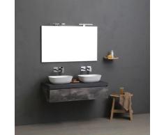 Modulare Hängemöbel Valentina 120 Cm Mit Doppelwaschbecken