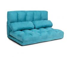 Schlafsofa mit Bettfunktion klappbar, Schlafsessel mit 6 Stufen Verstellbarer Rückenlehne,