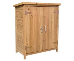 Gartenschrank Abby 40x75x90 cm aus Holz - Gardiun