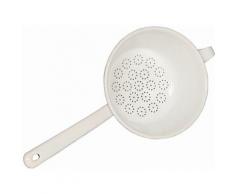 Riess-kelomat - Riess Passiersieb Nudelsieb Ø16cm Emaille classic weiss