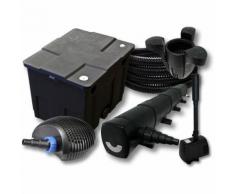 Filter Set 12000l Teich,72W Teichklärer,CTF ECO 40W Pumpe 25m Schlauch Skimmer SK30 Springbrunnen