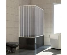 Badewannenaufsatz in PVC H 150 cm Mod. Nadia 70x160 cm mit seitlicher Öffnung