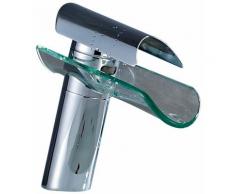 Wasserhahn Glas Spüle Waschtisch Waschtischarmatur Armatur für Bad