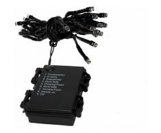 Lichterkette 48 LED für innen außen Batterie Betrieb Timer