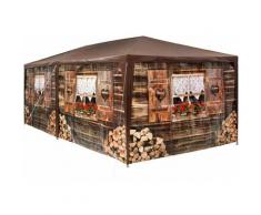 Garten Pavillon 6x3m Almhütte