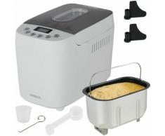 Brotbackautomat Backautomat Brotbäcker Brotbackmaschine 15 Programme 850W - Weiß - Arebos