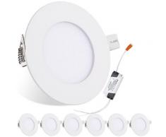 10er Set led Einbauleuchten schwenkbar inkl. 10x 9W 765LM, IP44, Einbauspots Decke 3.200K-6500K