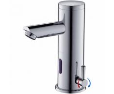 Infrarot Sensor Wasserhahn, Automatisch Induktion Waschbeckenarmatur Spüle IR Bad Armatur Automatik
