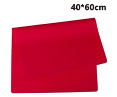 Devenirriche - Antihafte Rutschfeste Backmatte Silikon Groß 60*40cm Ausrollmatte Teigmatte