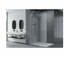 Duschabtrennung Walk-In Nano Echtglas EX101 - Klarglas - Breite wählbar 800mm