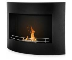 Bioethanol-Wandkamin 'Tokyo' aus Stahl 2,5 kW Modernes Dekor