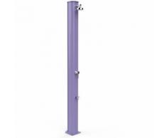 Solardusche 35 Liter Violett Fussbrause cm 18,5x20x229 CV-A320/4005 - Arkema Design-prodotto Made