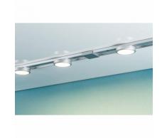 Paulmann 703.02 SlideLED Basic Unterbau Schienensystem 3x5W 94cm Alu inkl. Leuchtmittel